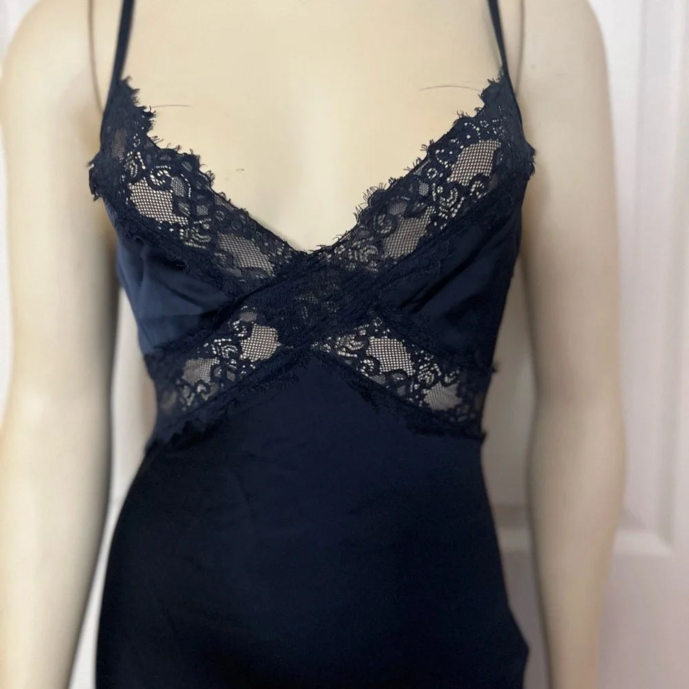 Princess Polly TREASURE BIAS CUT MAXI DRESS NAVY - Picture 14 of 16